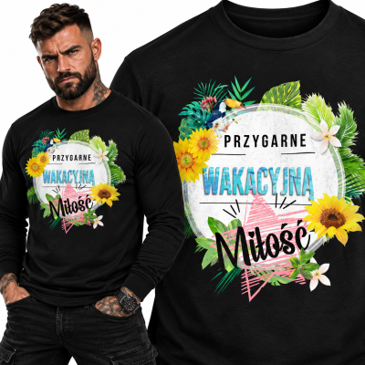 LONGSLEEVE ŚMIESZNE WAKACYJNA MIŁOŚĆ